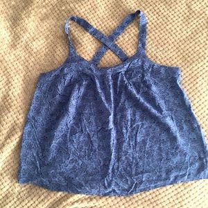 Crisscross tank top. Lightly worn!!!